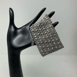 Natasha Couture Stretch ✨Sparkly Rhinestone Fancy Cuff Bracelet🎄